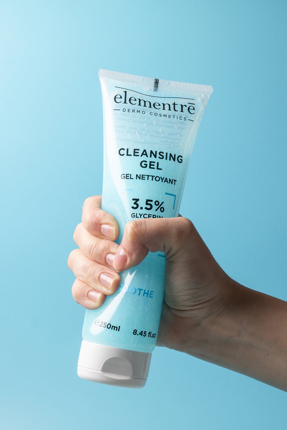 REINIGUNGSGEL MIT 3,5% GLYCERIN - elementrē dermo cosmetics
